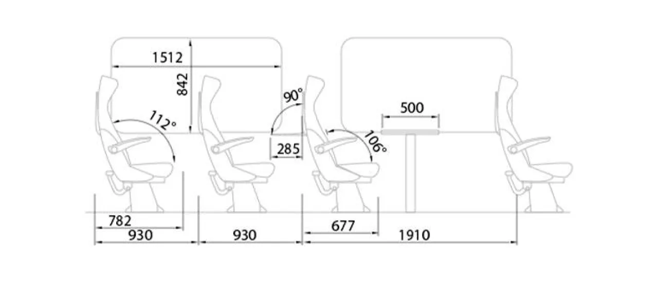 Схема мест в вагоне № 6